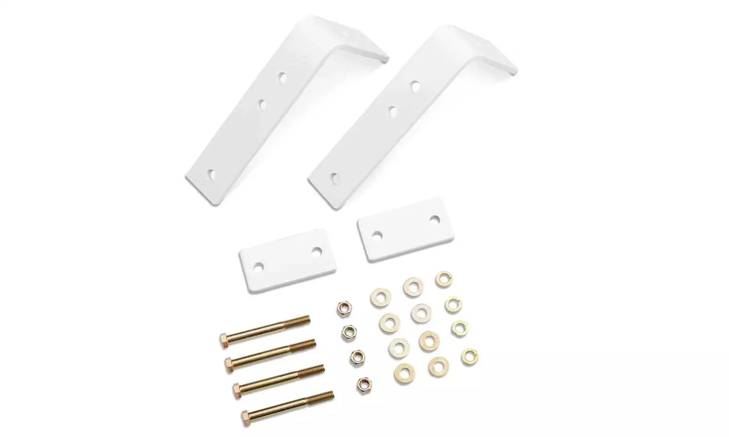 Backrack Realtruck Light Bar Brackets | White, Pair | 91006W | Universal W Frame’S
