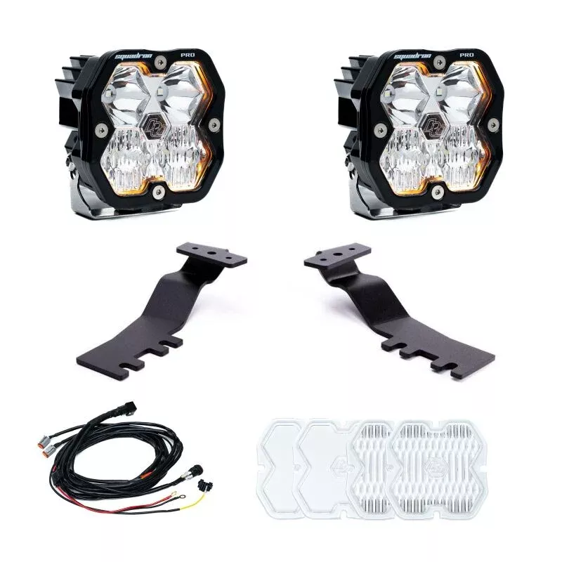 Baja Designs 2025+ Toyota 4Runner Squadron Pro 2.0 A-Pillar Kit (Driving/Combo) – Clear