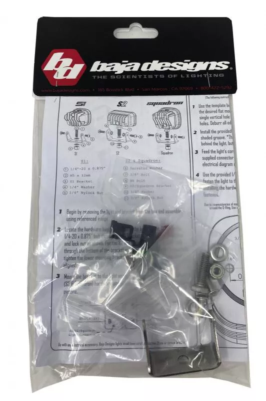 Baja Designs S1 Series Mounting Bracket – Single