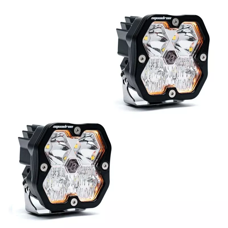 Baja Designs Squadron 2.0 Sport (Pair) LED Driving/Combo / No Harness