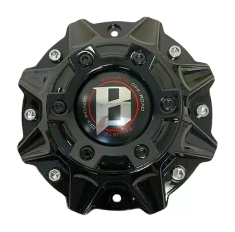 Ballistic Morax LG1208-33 Wheel Center Cap, Gloss Black, WXORGB, Durable Design