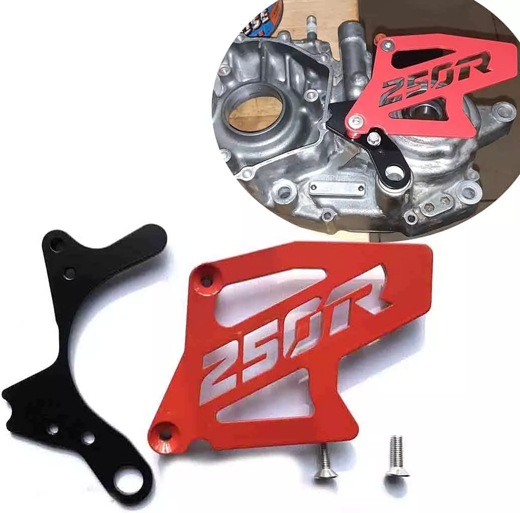 BBBBOX ATC250R Case Saver with Sprocket Cover, Aluminum, Red