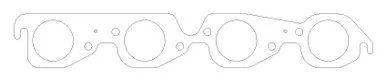 BBC MLS Exhaust Gasket Set 2.130 Round Port