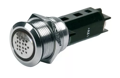 Bep Buzzer & Warn Lgt Red S/s Dc12v 80-511-0009-00
