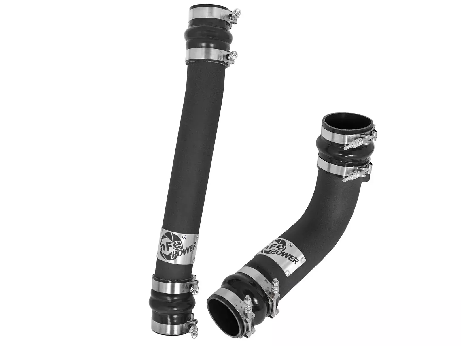 BladeRunner 3 IN & 2-3/4 IN Aluminum Hot and Cold Charge Pipe Kit Black