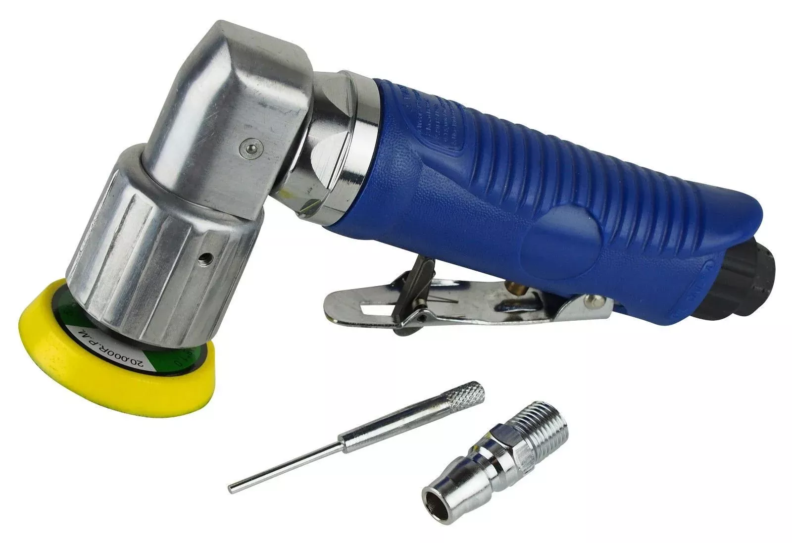 Blue 3” Air Angle Sander 75mm Pad Air Coupling Air Tools Grinder