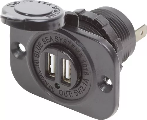 Blue Sea Dual Usb Charger Socket 1016-BSS