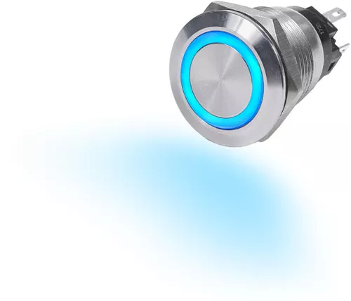 Blue Sea Switch Button Ss 10a Off-on Blue 4160-BSS