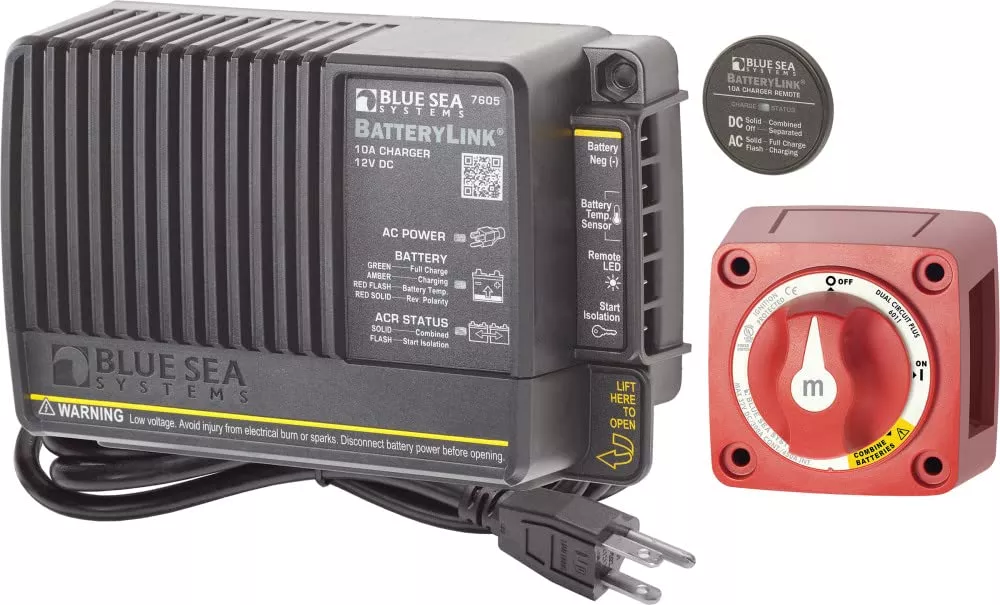 Blue Sea Systems Add-A-Battery Kit, 12V, Beige, Plastic, Model 7655-BSS