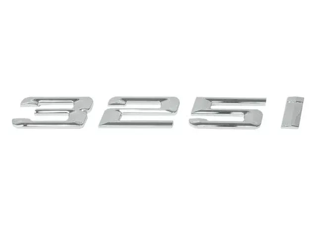 BMW Emblem - "325i" for Trunk Lid | 2001-2005 51147025251