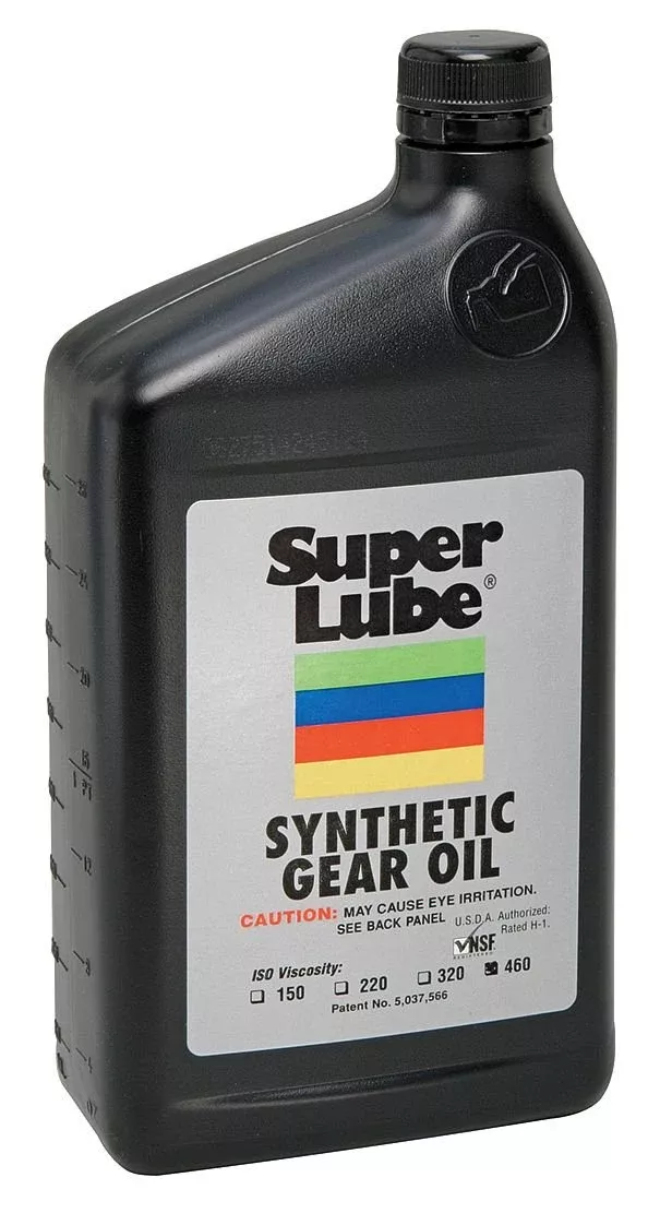 Bottle Super Lube Synthetic Gear Oil Iso 220 1 Quart. – Lot Of 12
