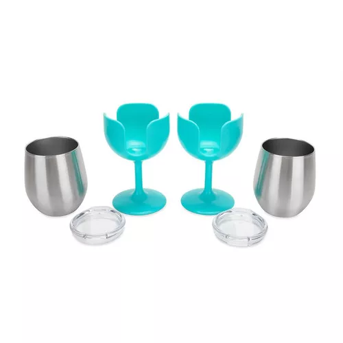 Camco LibatcWine Tumbler 2-pack8oz. 53484