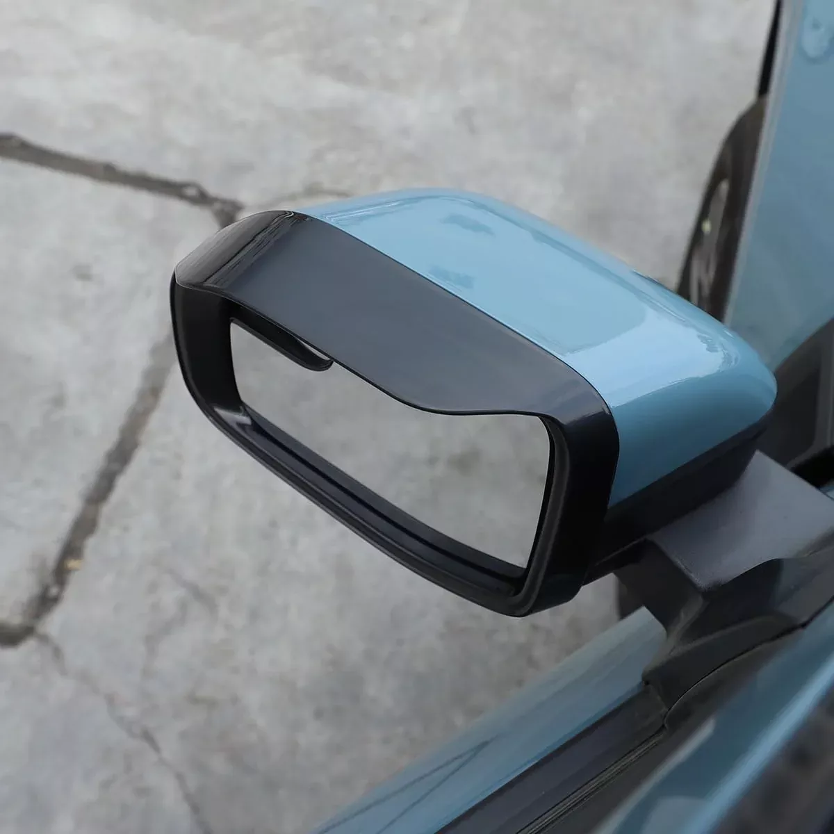 Car Door Sideview Mirror Rain Eyebrow Frame Decorative Trim Compatible With Ford Maverick 2022 2023 2024, Car Decoration Accessories 2Pcs (Black)