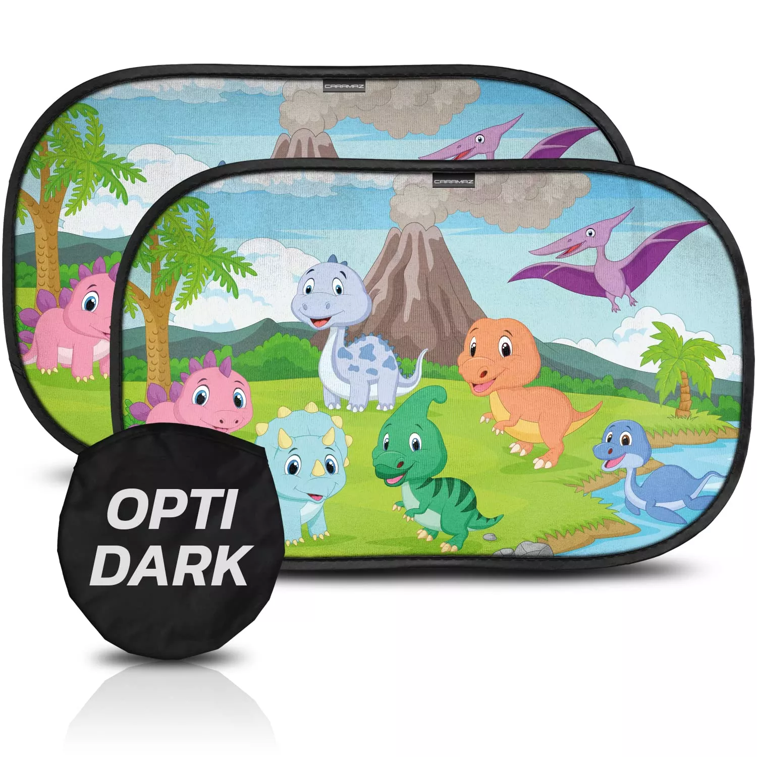 Caramaz Car Window Shade For Baby With Certified Uv-Protection 2 Pack – 20”X12”