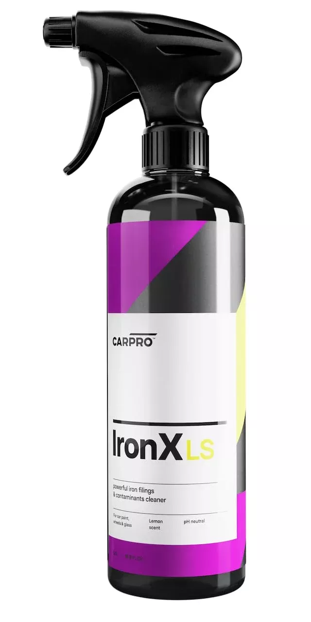 CARPRO IronX Iron Remover – Lemon Scent, 500mL with Sprayer, Stops Rust Spots, 17oz, Model 15LS
