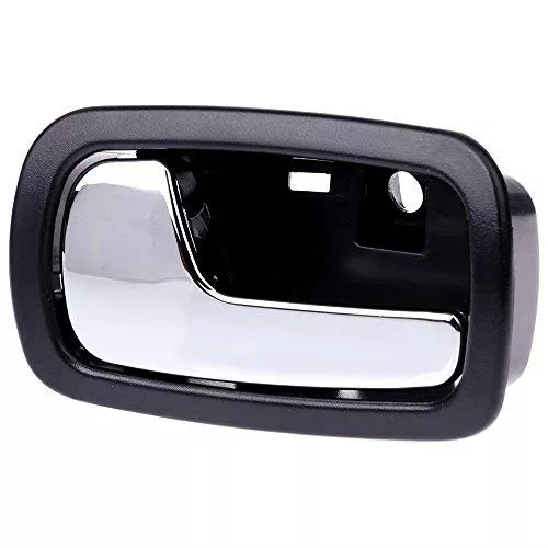 Cciyu Door Handle Chrome Interior Front Left Side Replacement Fit For 2005-2010 For Chevrolet Cobalt 2007-2010 For Pontiac G5 Bl