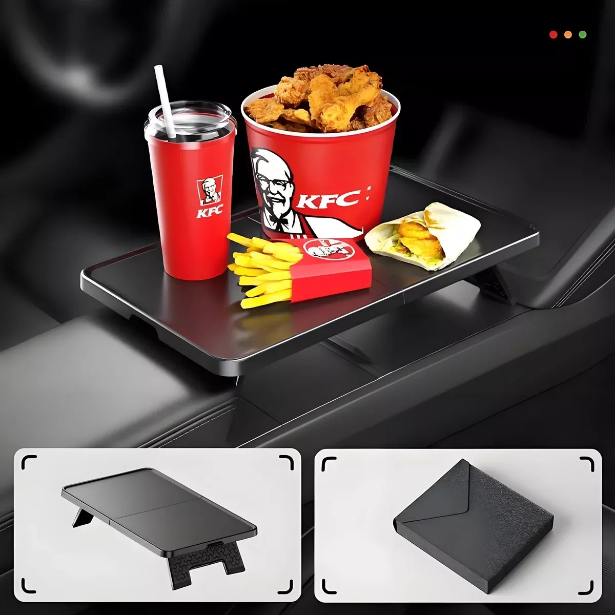 Center Console Folding Table for Model Y Juniper / Model 3 Highland