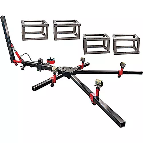 CHAMP Grappler 10-Ton Mobile Frame Straightener with 4 Clamps 4071