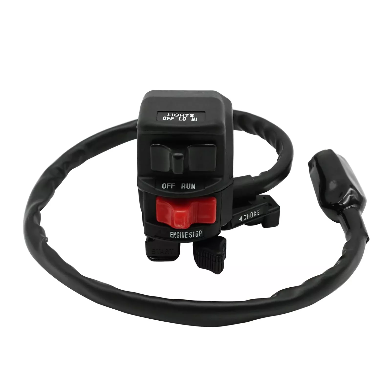 Control Switch Button Start Kill Stop Headlight For Bayou 220 Klf220 96-02 Bayou 250 Klf250 03-11, Oem# 46091-1624