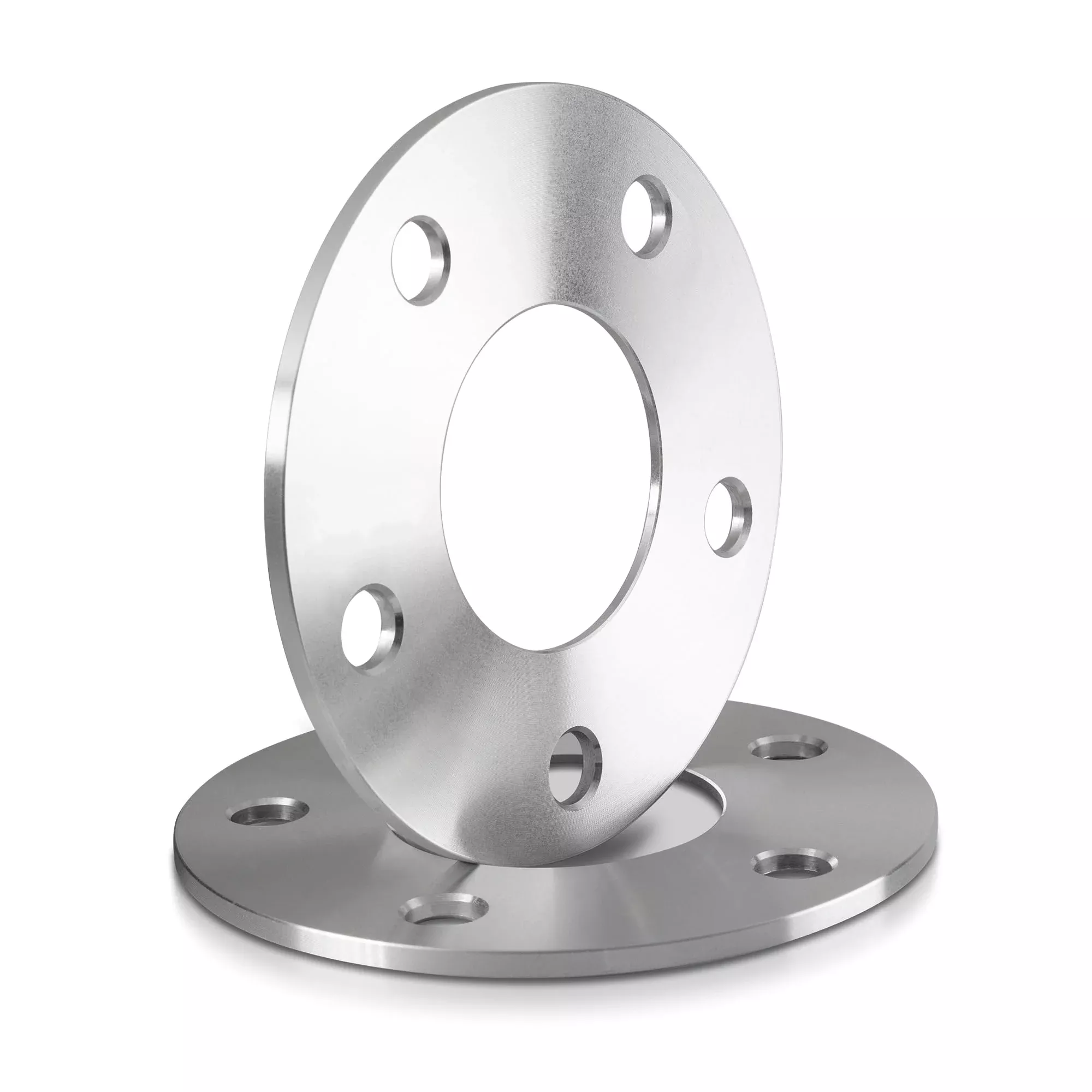 Customadeonly 5mm Wheel Spacers Hubcentric 5×4.75, Anodized Silver, High Grade T6 Aluminum, Model 547547505B (2pc) for
