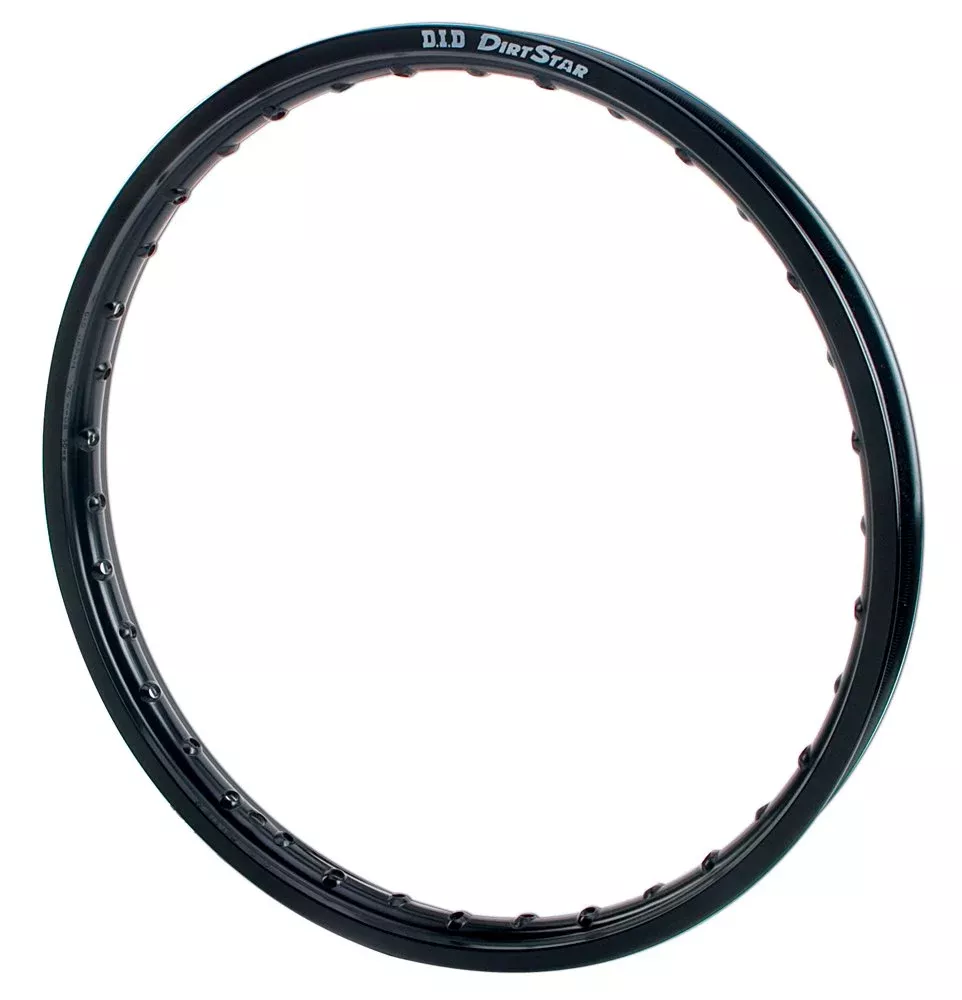 D.I.D (19X140Vb01Y) Dirtstar Black 19′ X 1.40′ Original Front Rim