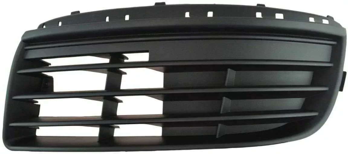 Dat Auto Parts Front Left Driver Side Bumper Cover Cover Grille Insert Trim Replacement For 2005-2010 Volkswagen Jetta Black Mol