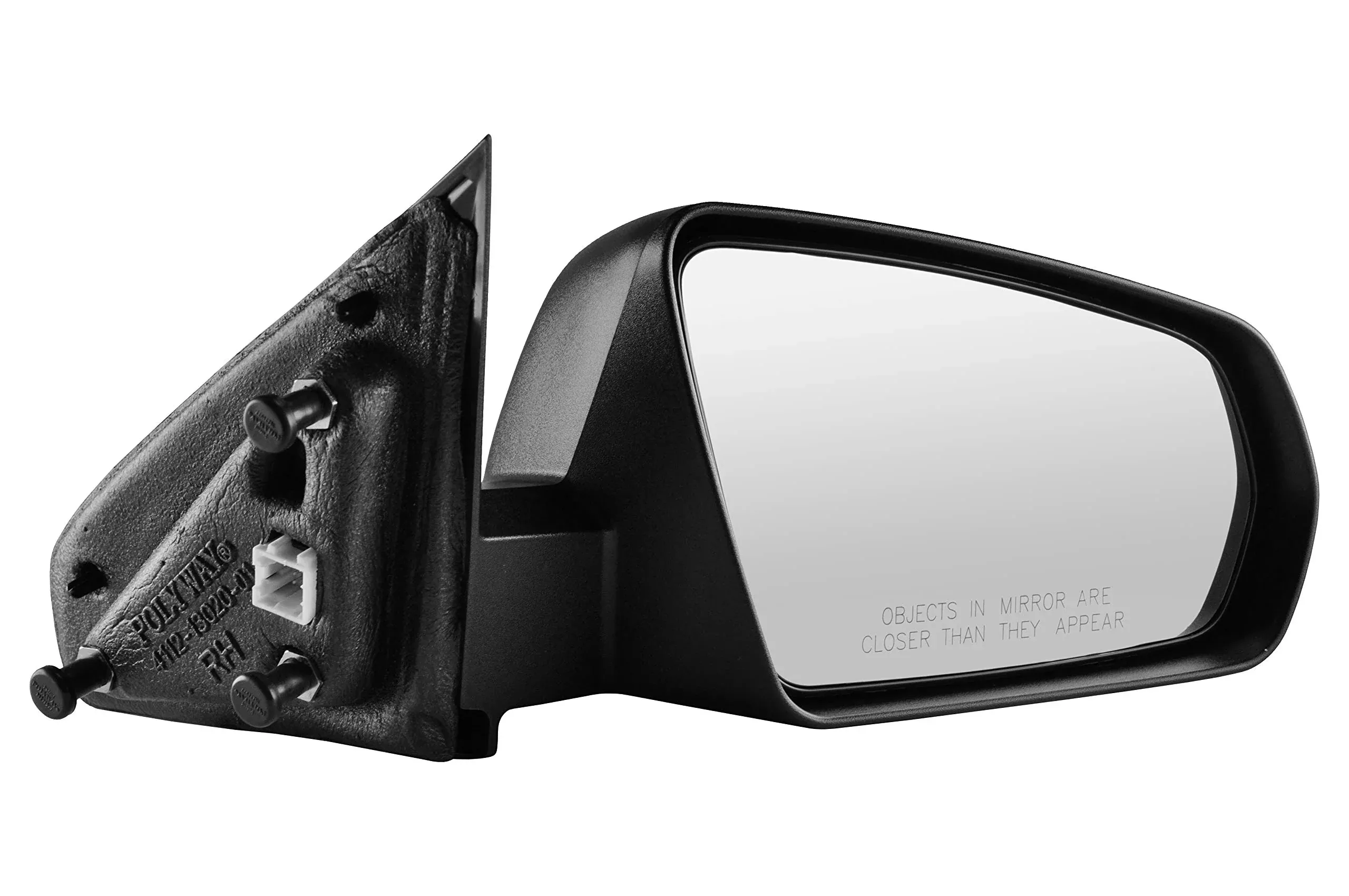 Dependable Direct Right Passenger Side Textured Power Operated Non-Folding Side View Mirror For 2008-2014 Dodge Avenger – Partsl