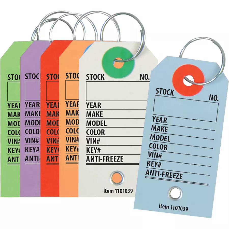 Detailed Heavy-Duty Key Tags