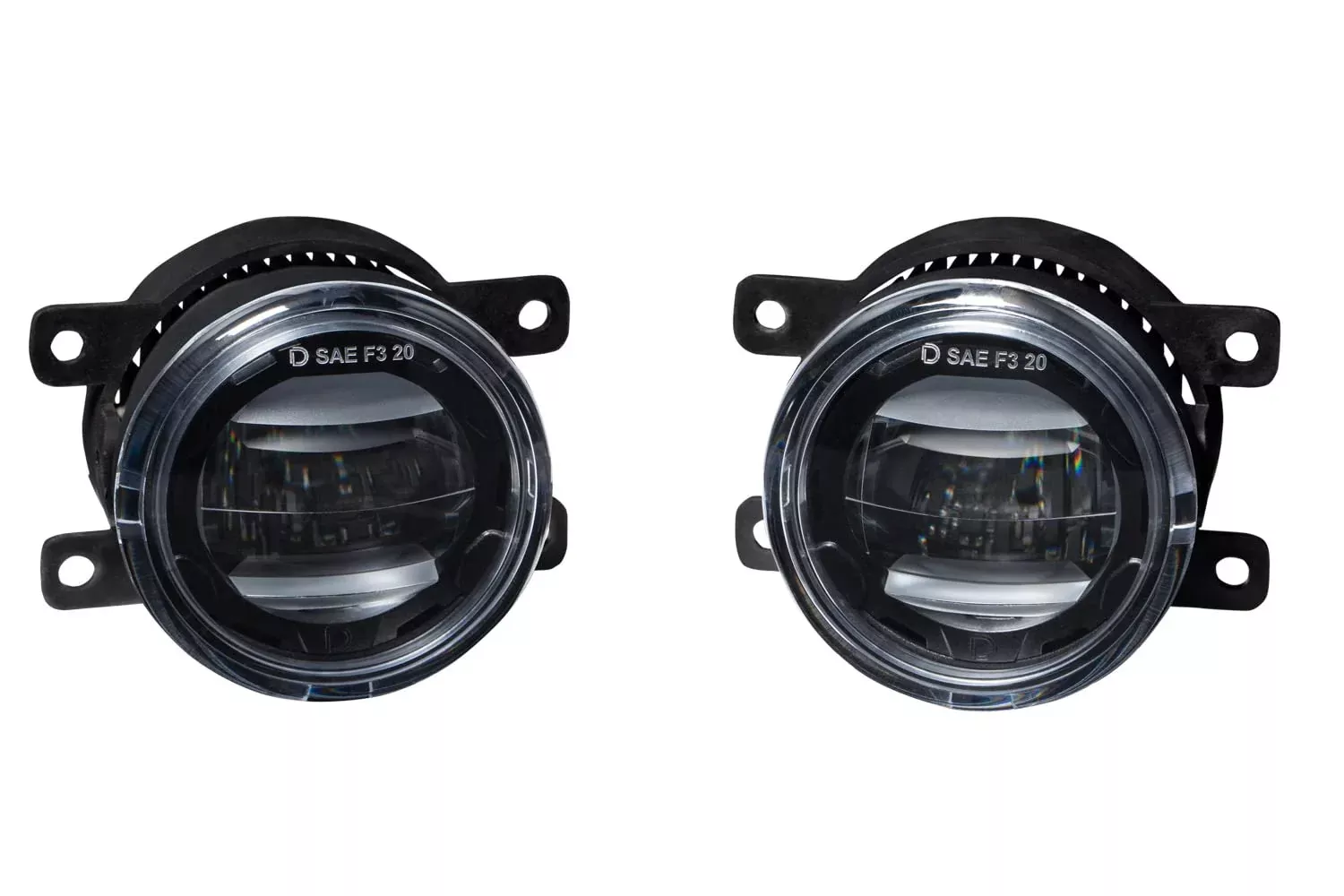 Diode Dynamics Elite Series Type A Fog Lamps Compatible With Ford Bronco, Ranger (Pair), Cool White (6000K)