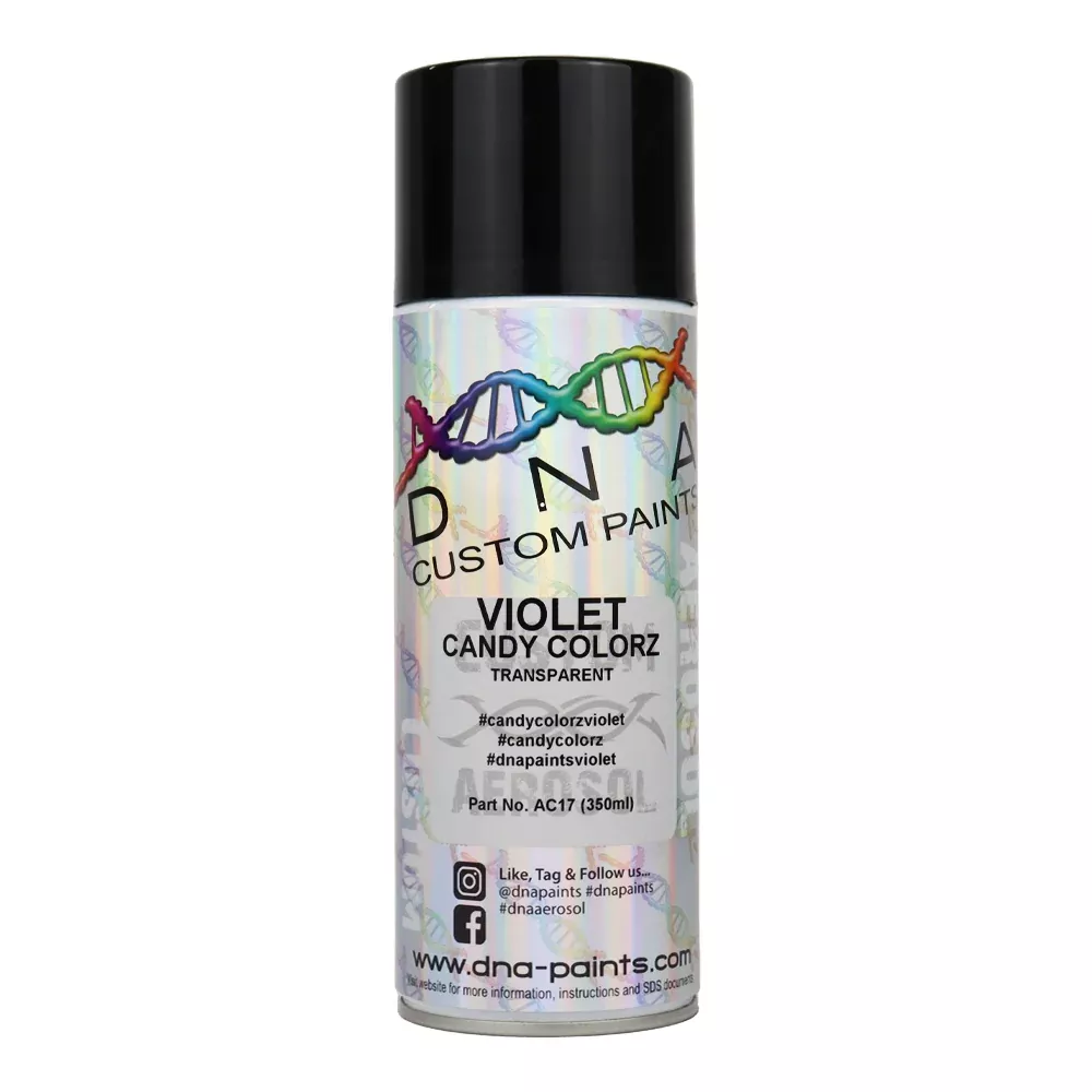 DNA PAINTS Candy Colorz Spray Paint 350ml Aerosol Candy Violet