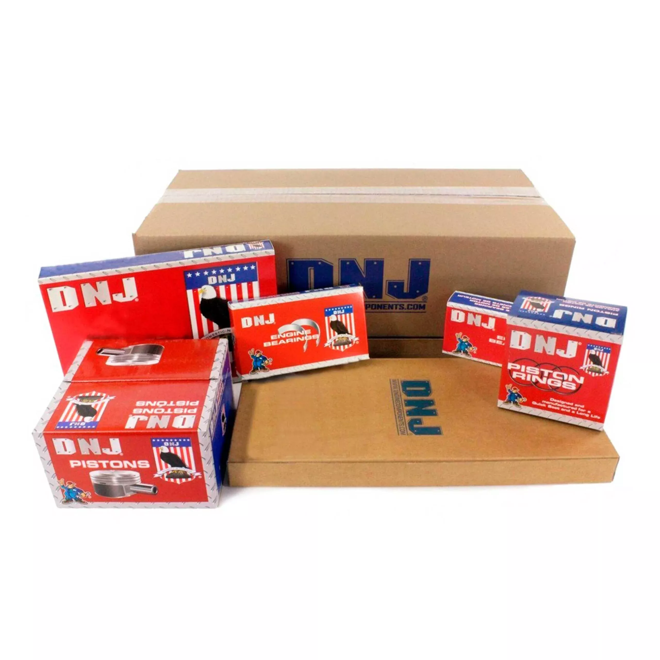 DNJ EK500M Engine Rebuild Kit for Suzuki Samurai, Sidekick, Swift 1.3L SOHC L4 8V 1986-1995 VIN 3, 5