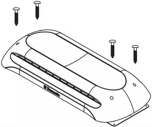 Dometic Vent Roof Kit Black 9108556617