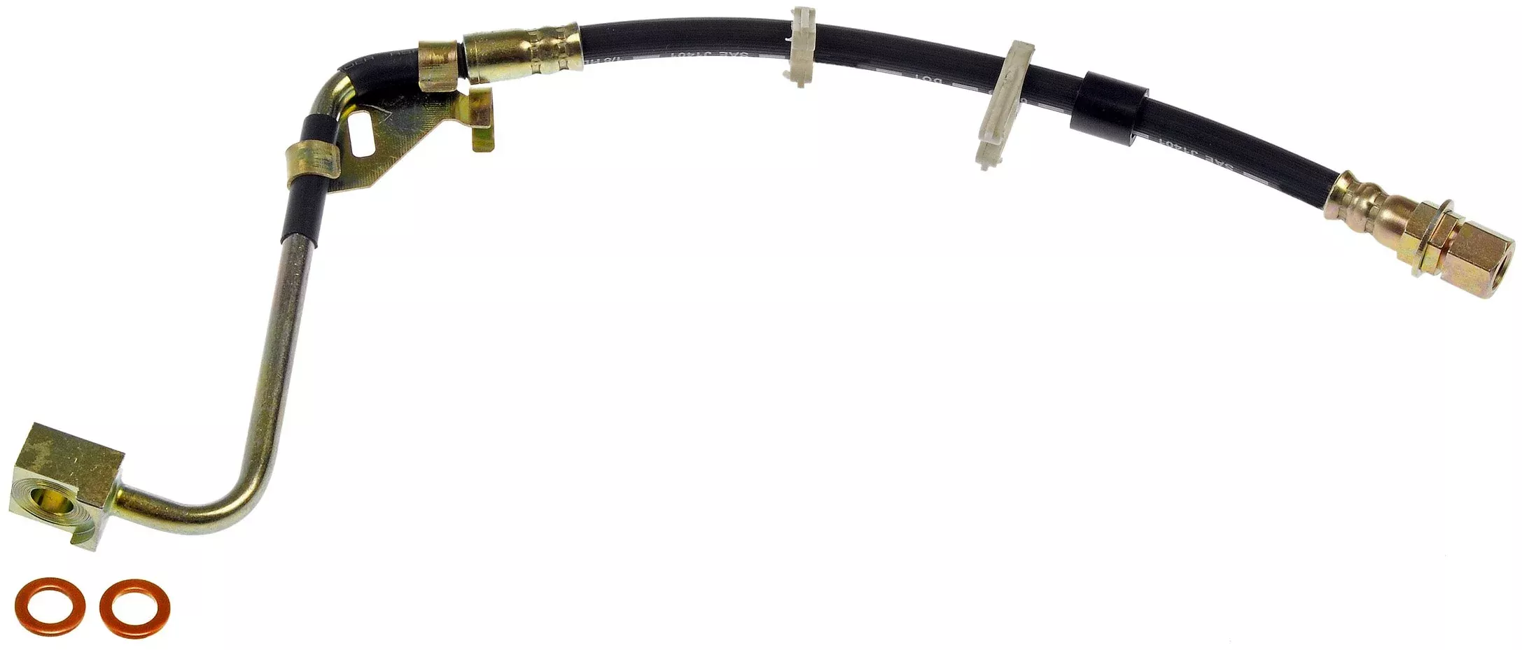 Dorman H620629 Front Passenger Side Brake Hydraulic Hose Compatible With Select Ford / Mercury Models