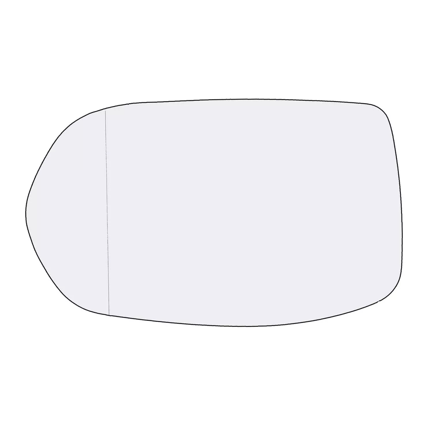Driver Side Mirror Glass Assembly With Plastic Backing Plate (Non-Heated) Compatible With 2012-2016 Honda Crv, 2016-2020 Hrv