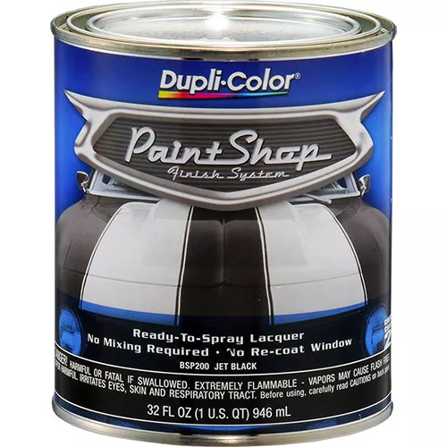 Dupli-Color Paint Shop Finishing System Jet Black Paint BSP200