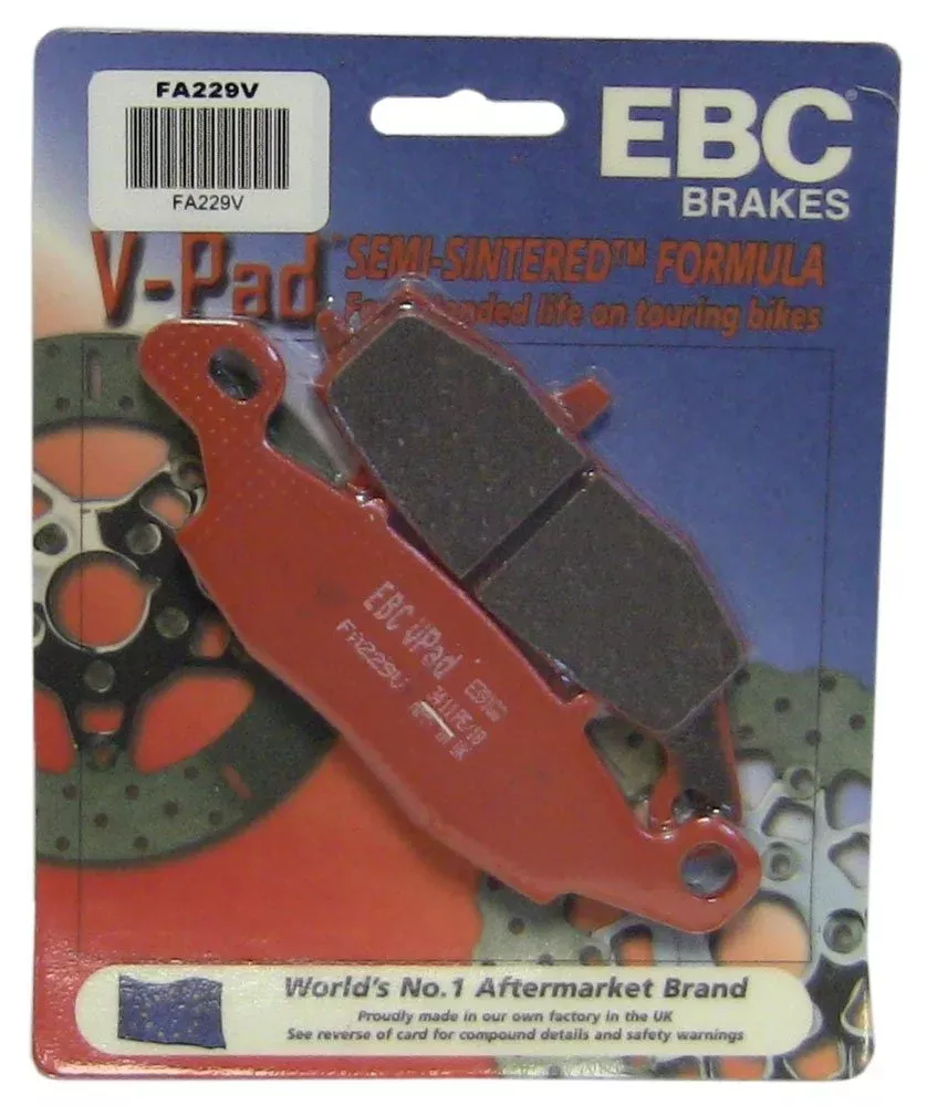 Ebc Brakes Fa229V Semi Sintered Disc Brake Pad