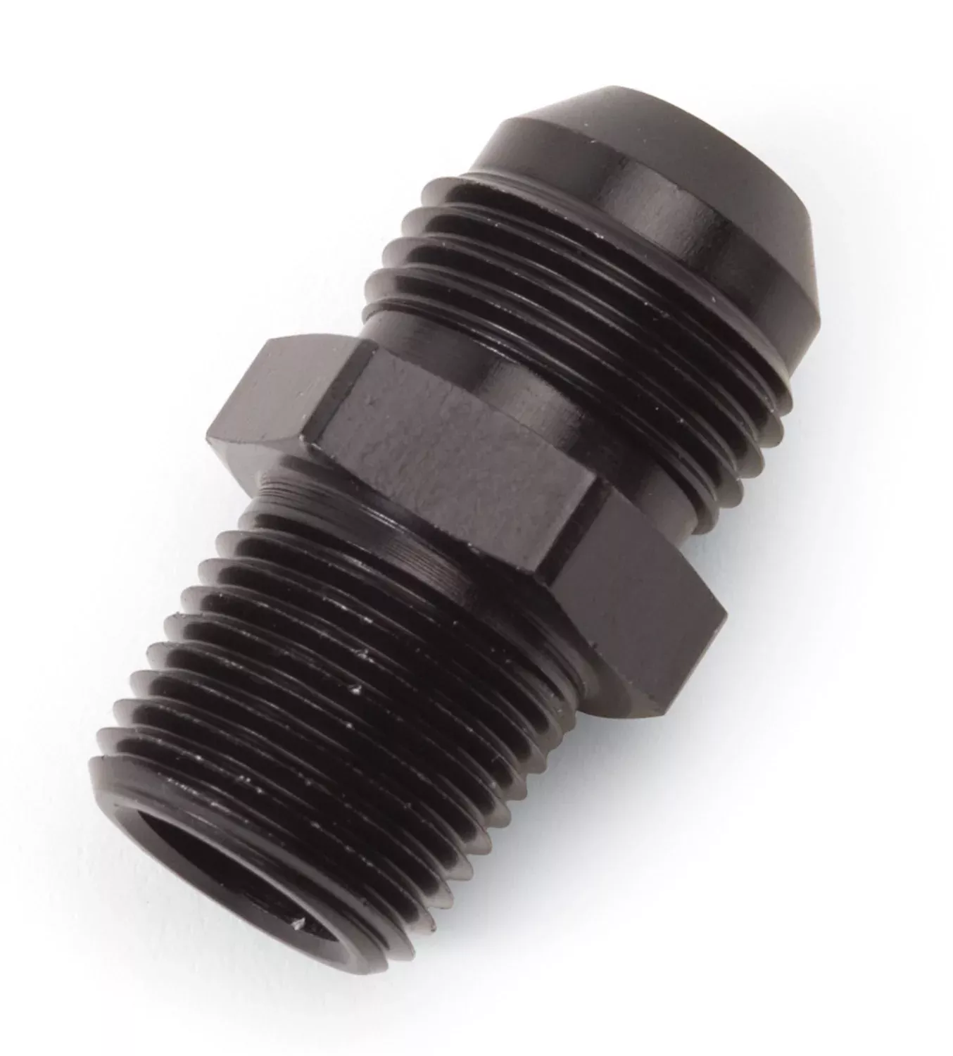 Edelbrock 660443 Black Proclassic Straight Adapter Fitting