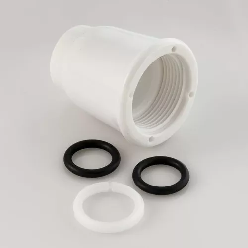 Empire Fauce Spout Nut Kit W/o'ring-wh CRD-SPTNUT-W