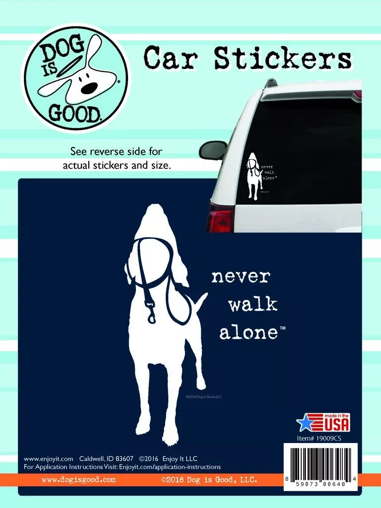 Enjoy It Llc 19009Cs Never Walk Alone Car Sticker