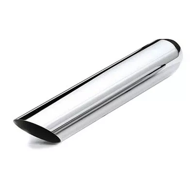 ETC DT-304018AC Stainless Exhaust Tip Angle Cut - 3" Inlet - 4" Outlet - 18" L