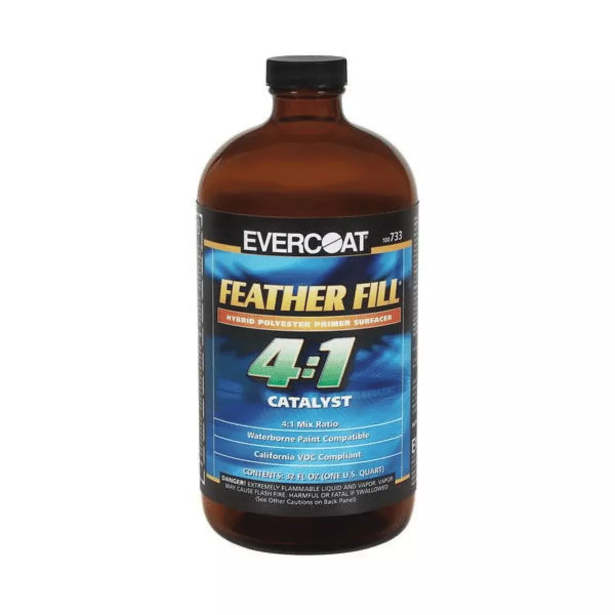 EVERCOAT 100733 Polyester Primer Catalyst, Quart, 4:1 Mixing
