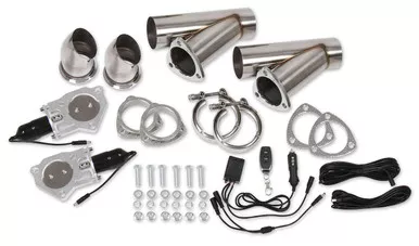 Exhaust Electric Cut-Out Kit - Dual 2.5in