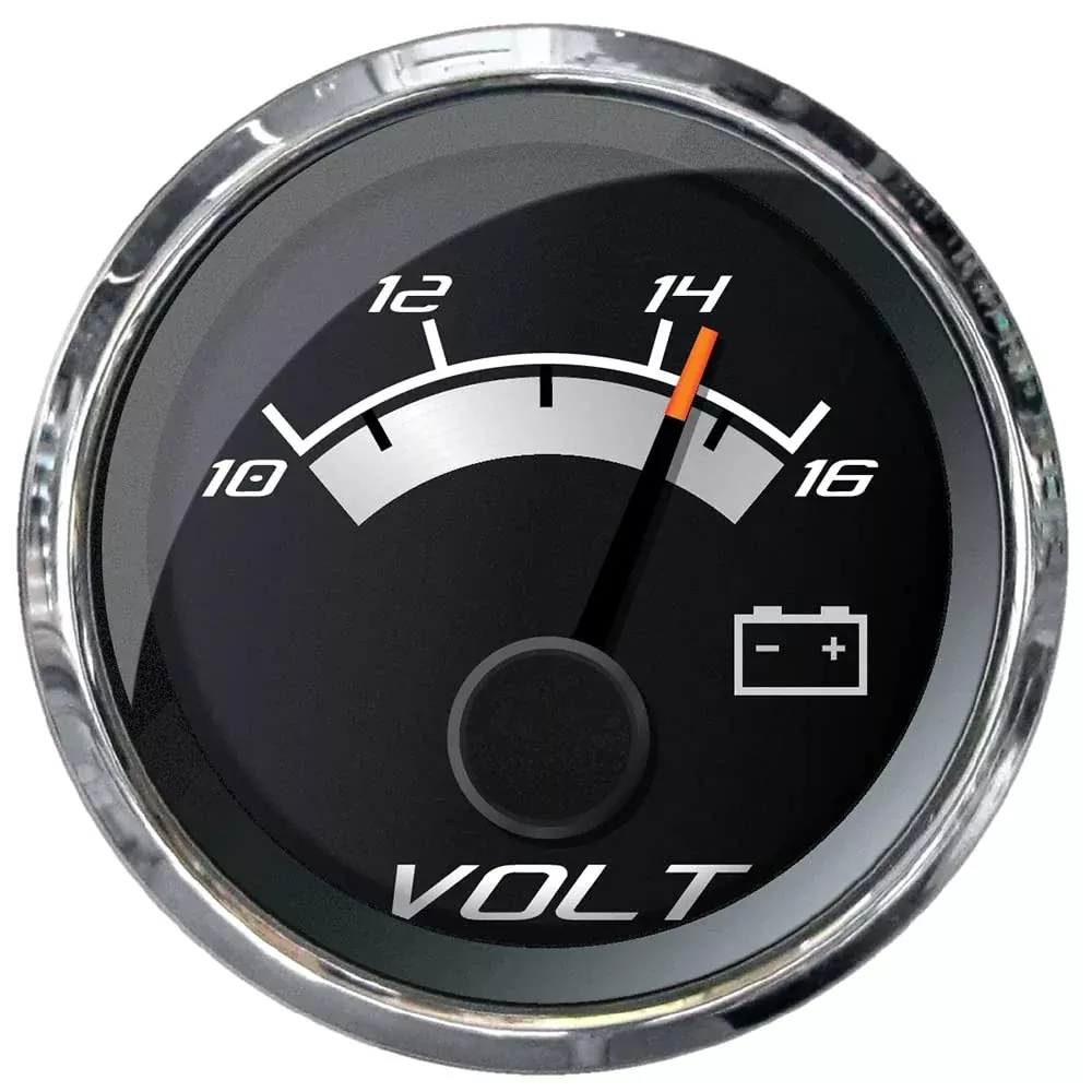Faria Platinum 2'' Voltmeter (10-16 Vdc)