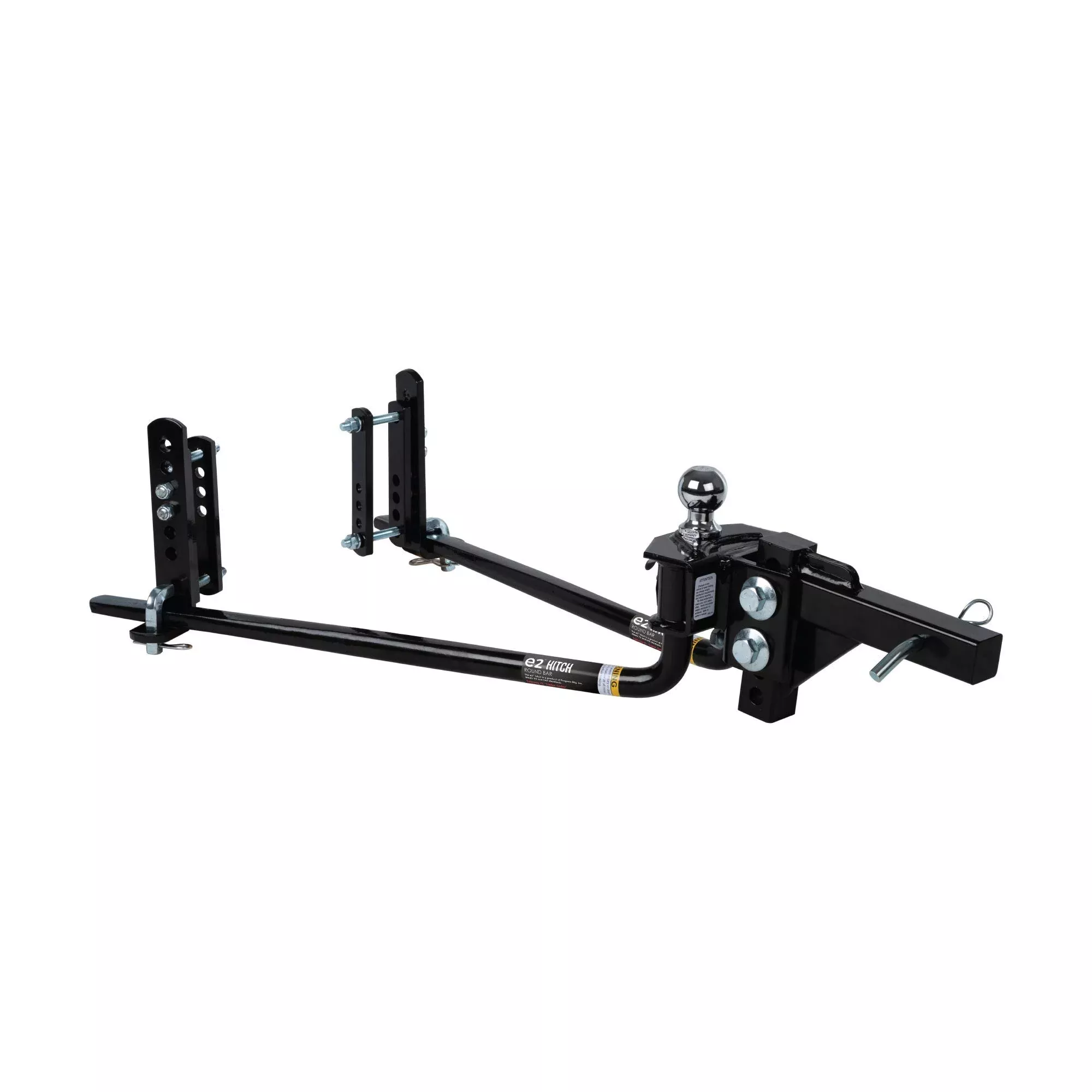 Fastway e2 2-Point Sway Control Round Bar Hitch, 6K Weight Rating, Alloy Steel, Black, Model 94-00-0600
