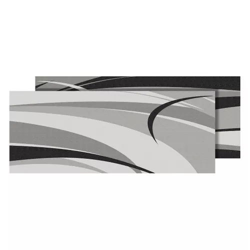 Faulkner Mat Graphic Blk/grey 9x12 53012S