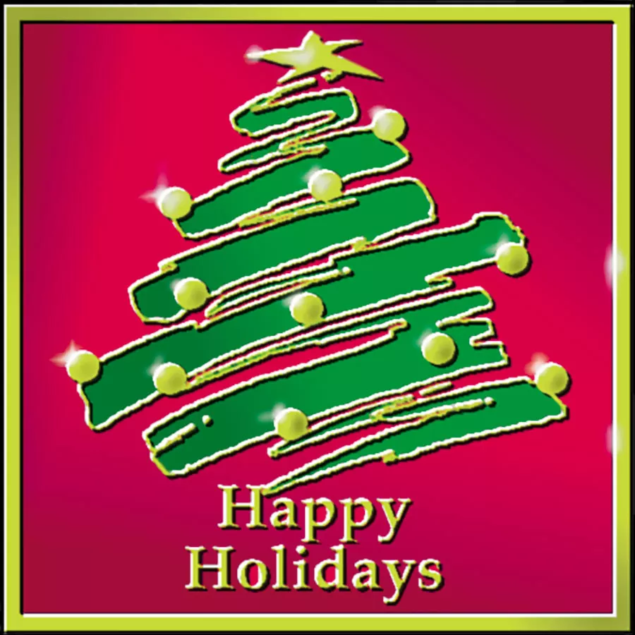 Foil Seal – Holiday Tree