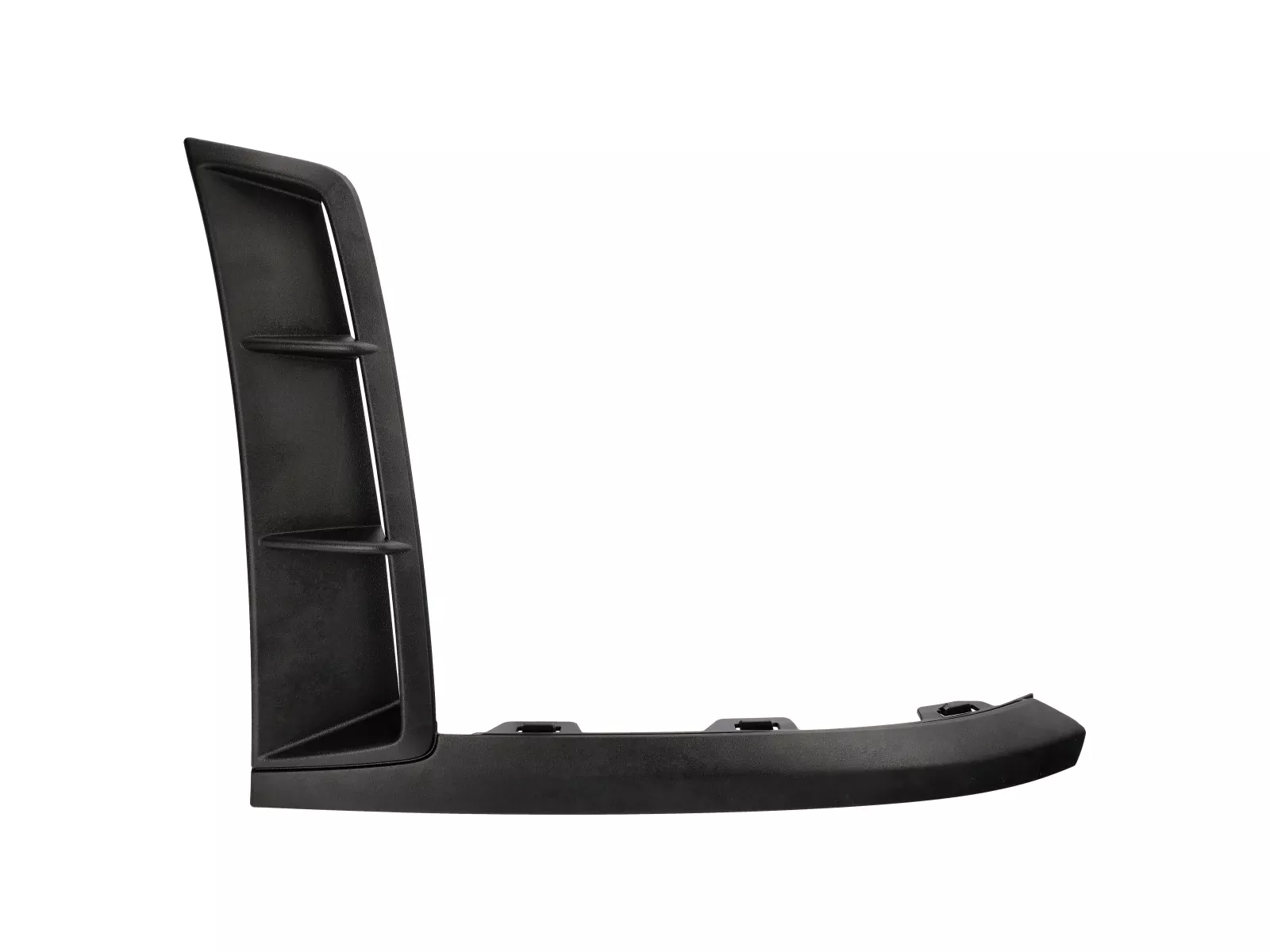 Front Bumper Side Spoiler - Left - Matt Black - Cayman | 2020-2023