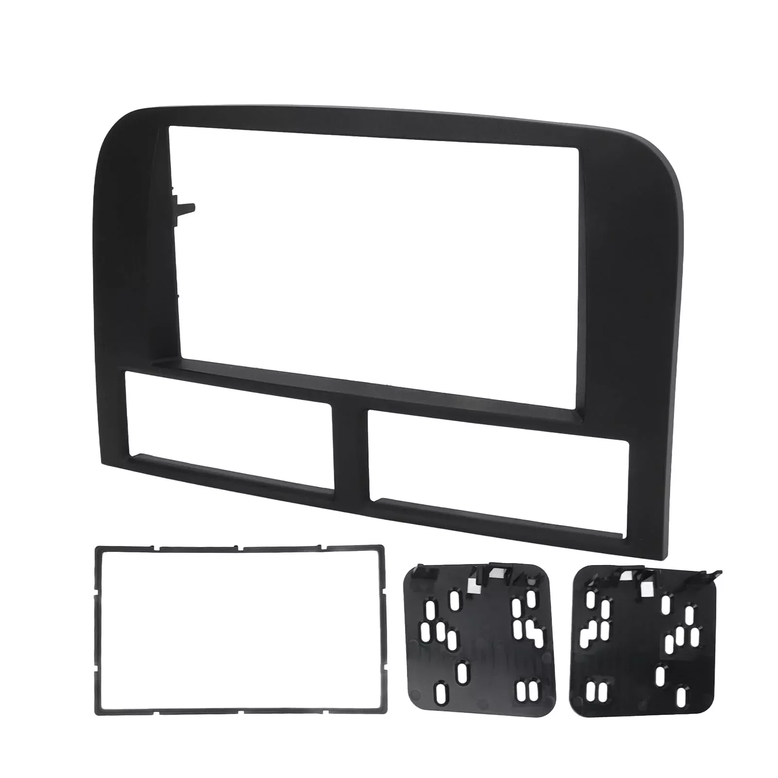 Fydun Double Din Installation Dash Kit Dashboard Installation Trim Stereo Audio Bezel Decor For Jeep Grand Cherokee 1999-2004