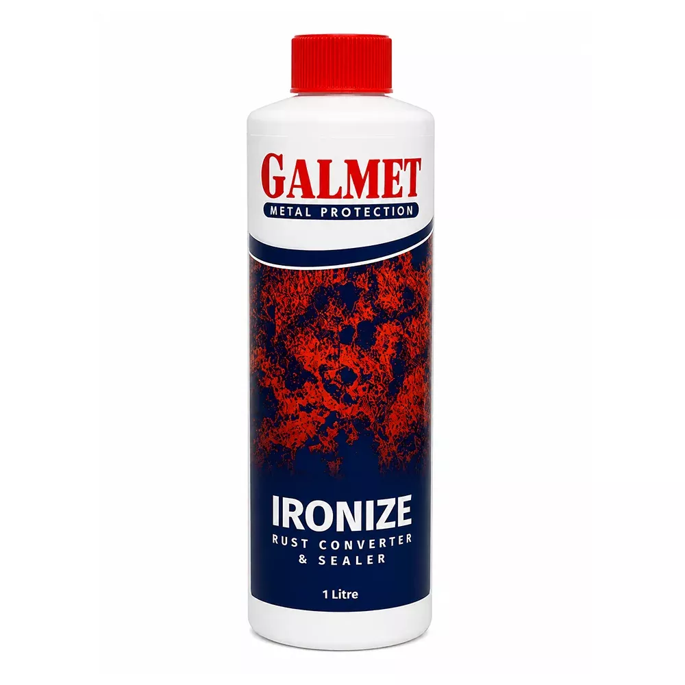 GALMET Cold Galvanising Ironize Rust Converter & Sealer 1L