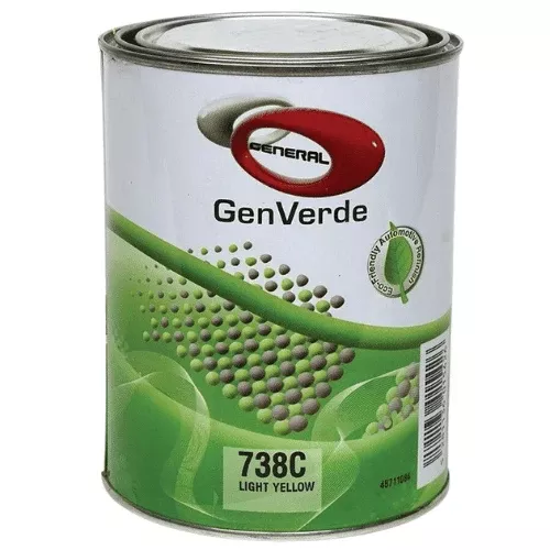 GenVerde 738C Light Yellow Basecoat Toner, 1 Liter
